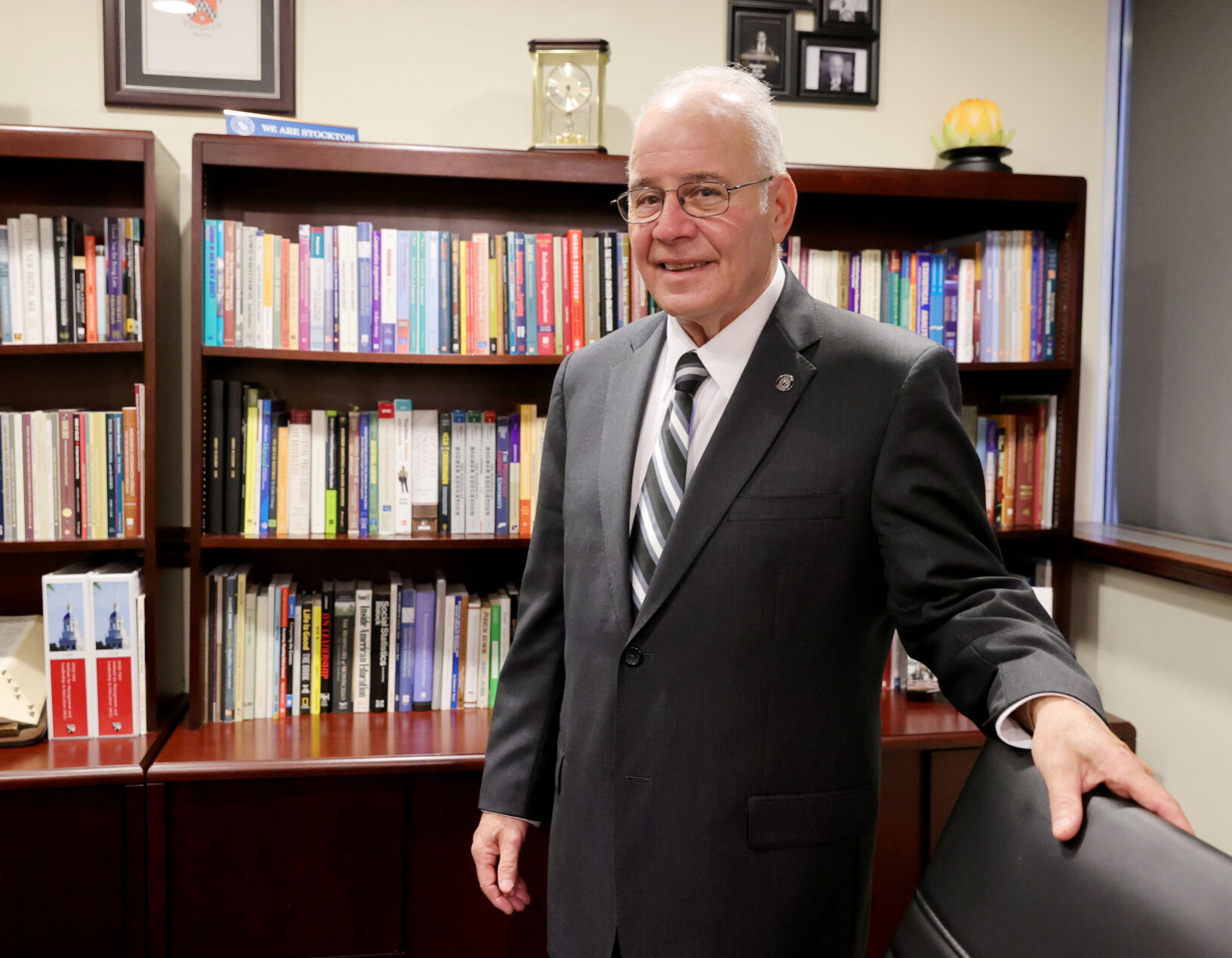 Stockton University President Harvey Kesselman